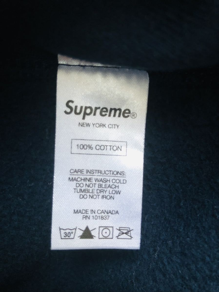 SUPREME Box Logo Crewneck Navy M ワングラム シュプリーム ボックス