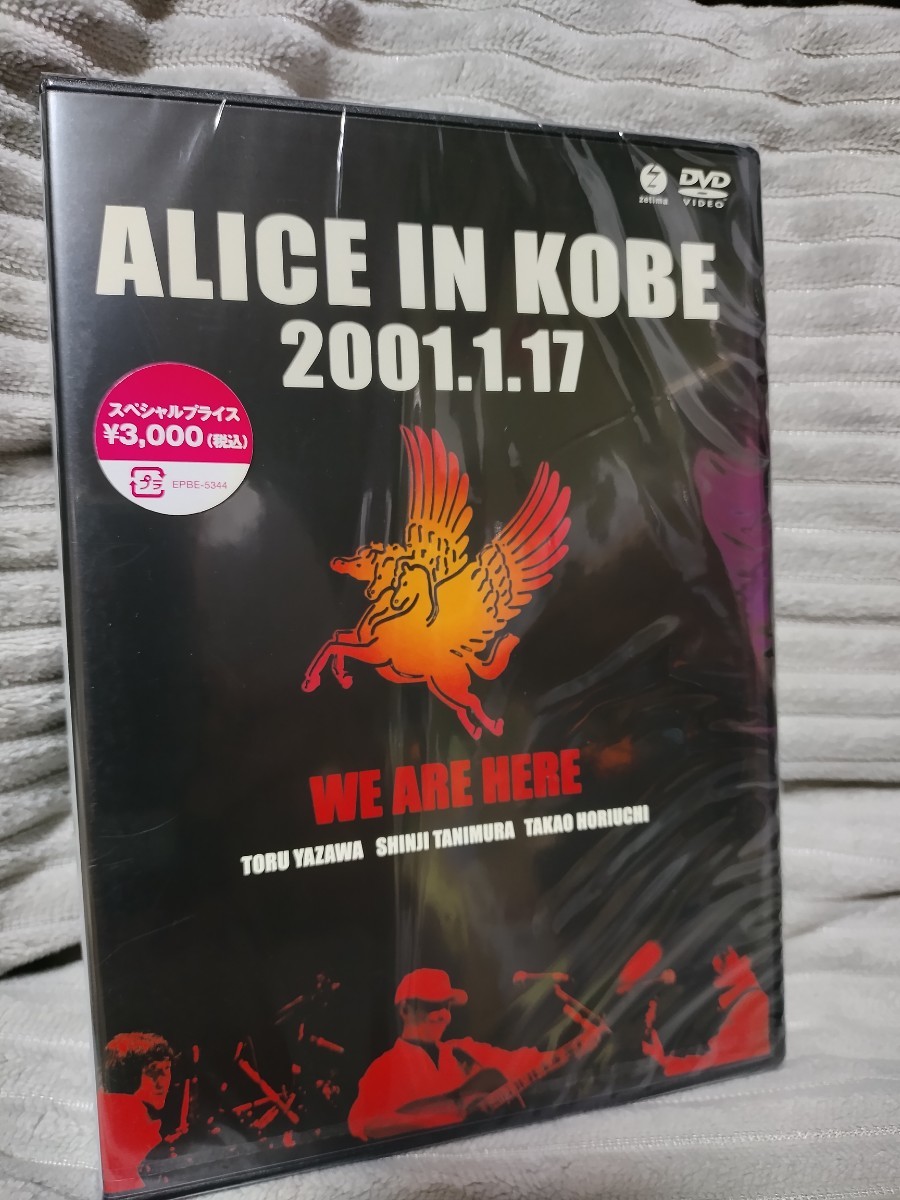 アリス　「ALICE IN KOBE 2001.1.17～復活ライブ」DVD_画像1