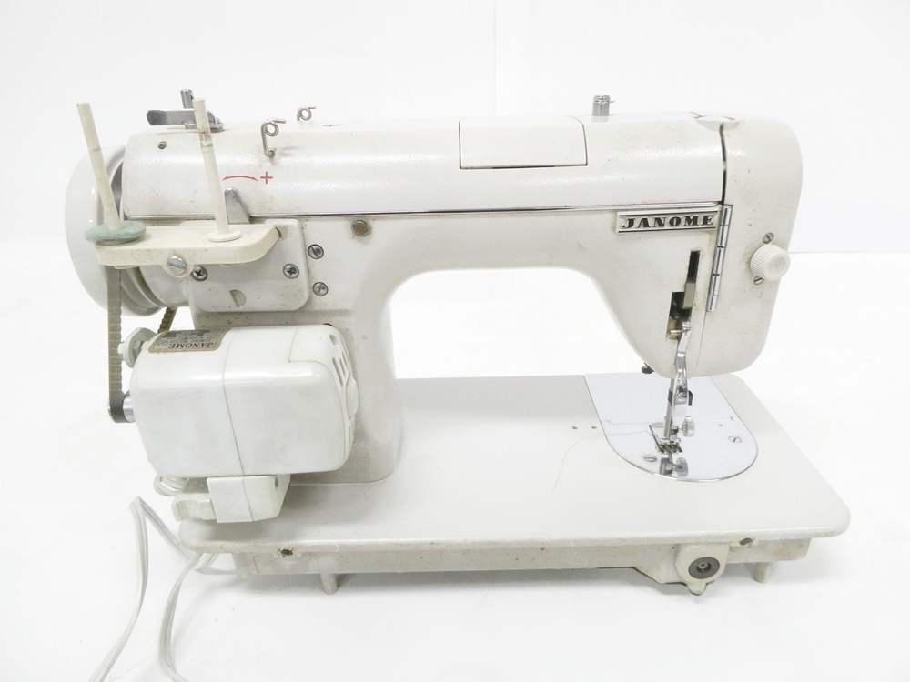 02 67-582809-25 [Y] JANOME ジャノメ MODEL 672 ミシン フットペダル付き ハンドクラフト 旭67_画像8