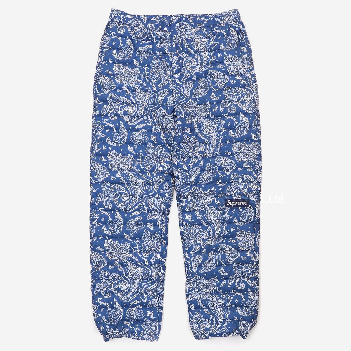 Supreme - Micro Down Pant 青S シュプリーム - マイクロ ダウン