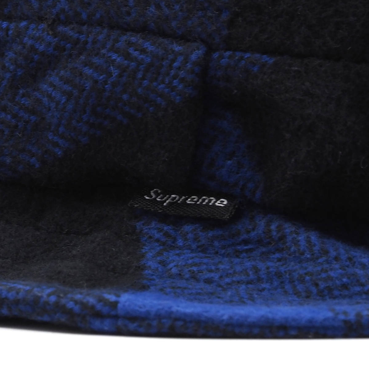 Supreme - Buffalo Check Bell Hat 青M/Lシュプリーム - バッファロー チェック ベル ハット 2014FW_画像2