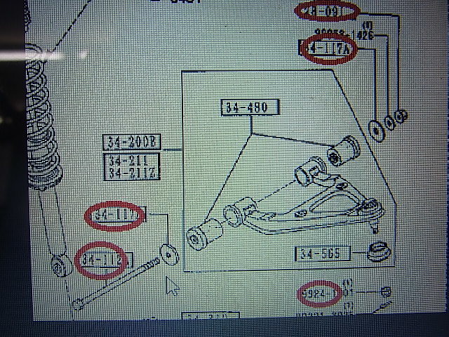 希少!! 未使用!! NA6CE NA8C NB6C NB8C ユーノス ロードスター 純正 フロント リア アッパーアーム ボルト ナット セット MAZDA SPEED _フロント