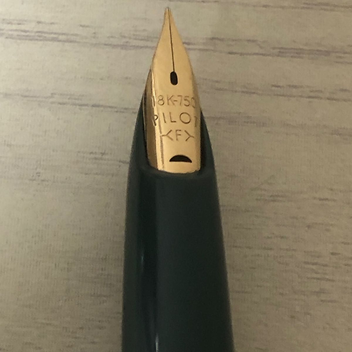パイロット 万年筆 L 18K-750 F ショート軸 グリーン系|Yahoo パイロット 万年筆 L 18K-750 F ショート軸 グリーン系|Yahoo