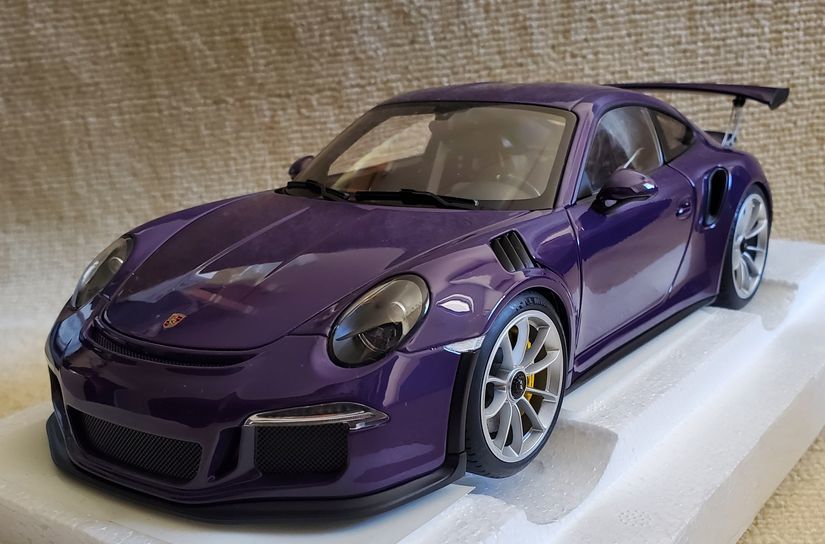 AUTOart オートアート 1/18 PORSCHE ポルシェ 911 (991) GT3 RS バイオレット 品番：78169_画像1