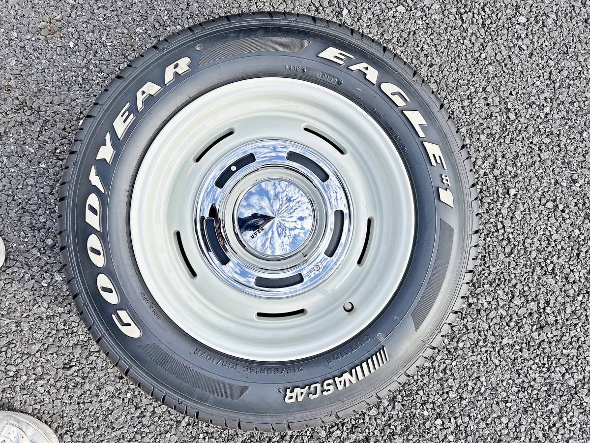 DEAN CROSS COUNTRY 16インチ マーガレットホワイト 4本セット：GOODYEAR EAGLE♯1 NASCAR.RWL 215/65R16 109/107R４本セット_画像5