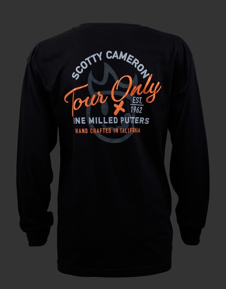 2023年 Scotty Cameron - Tour Only - Hot Head Harry - Long Sleeve T-Shirt - Black スコッティ・キャメロン 長袖Tシャツ M サイズ 新品_画像2