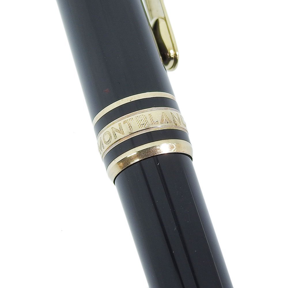 ■ 1円 ~ 正規 中古品 参定60,500円■ MONT BLANC モンブラン ■ マイスターシュテュック モーツァルト ボールペン ■ ブラック ゴールド_画像6