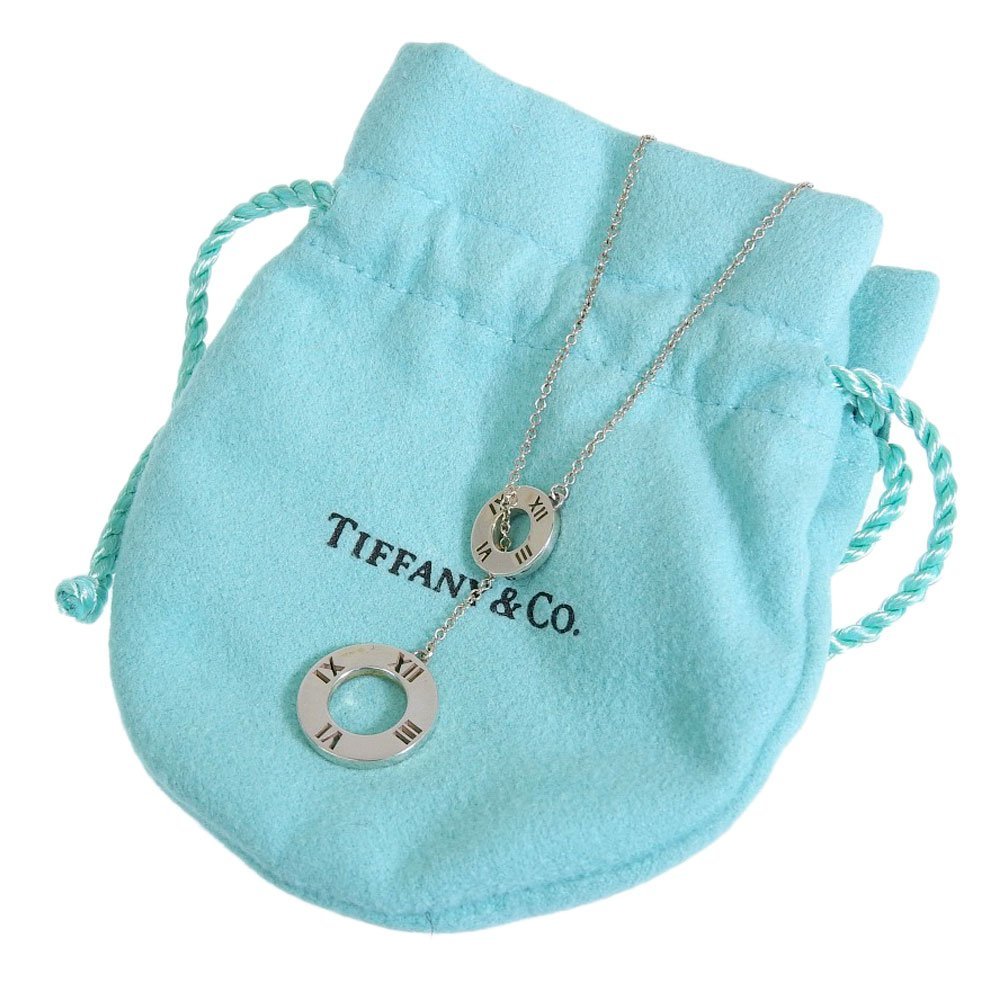 ■ 1円 ~ 正規 中古品 ■ Tiffany＆Co ティファニー■ アトラス ラリアット ペンダント サークル ネックレス ■ スターリング シルバー 925_画像6