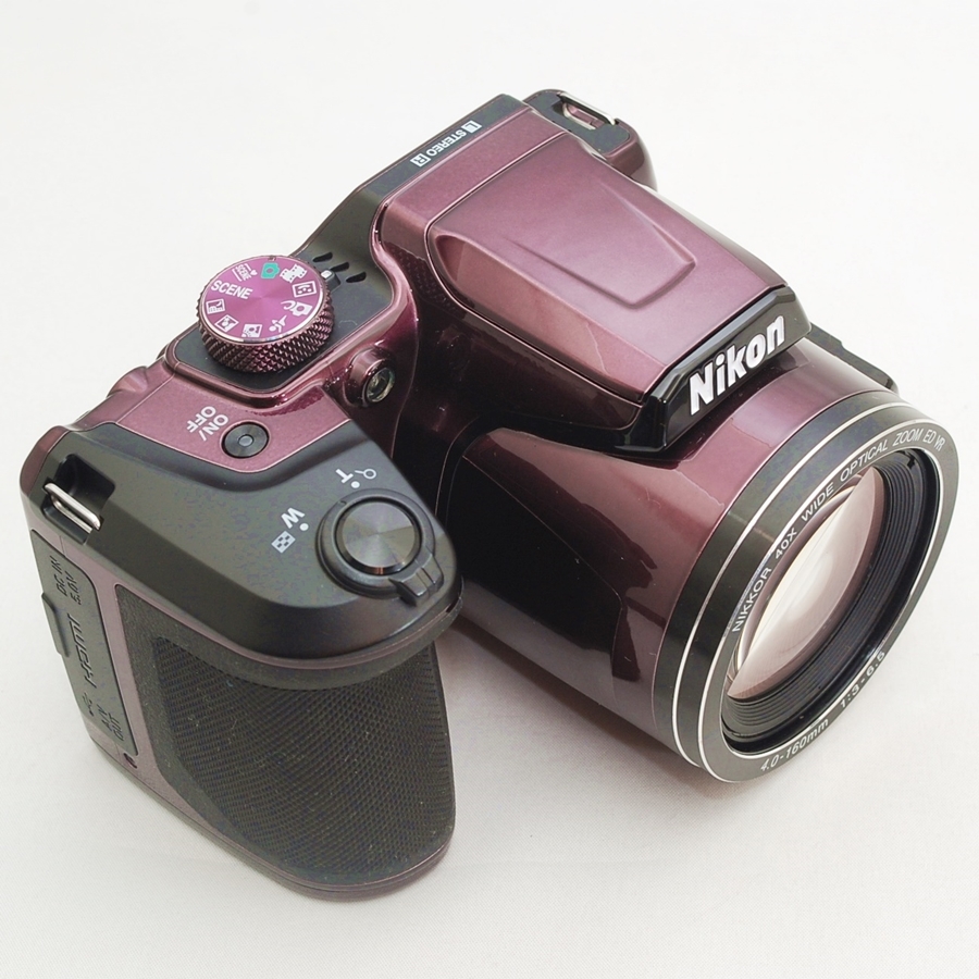 ニコン Nikon COOLPIX B500 パープル Wi-Fi搭載 1602万画素 コンデジ カメラ 中古_画像2