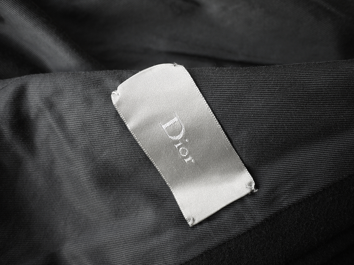 正規品 名作 ディオールオム Dior homme カシミアブレンドウールメルトン フーデッド コート ライダースブルゾン ジャケット_画像6