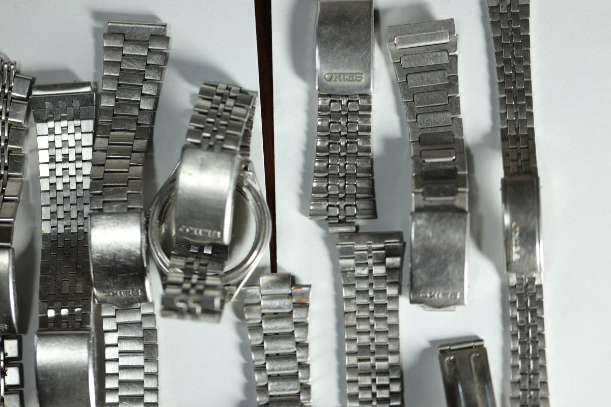 （B65）時計の部品　SEIKO　純正ベルト セイコー アクタス　ロードマチック　いろいろ まとめて　腕時計　アンティーク　部品取り　委託品_画像5
