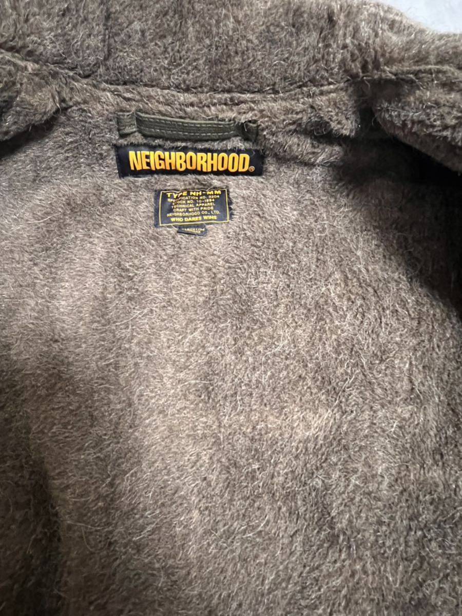 試着程度 極美品 18AW NEIGHBORHOOD N-1D/C-JKT ネイバーフッド N-1 デッキジャケット Mサイズ OD ミリタリージャケット_画像7