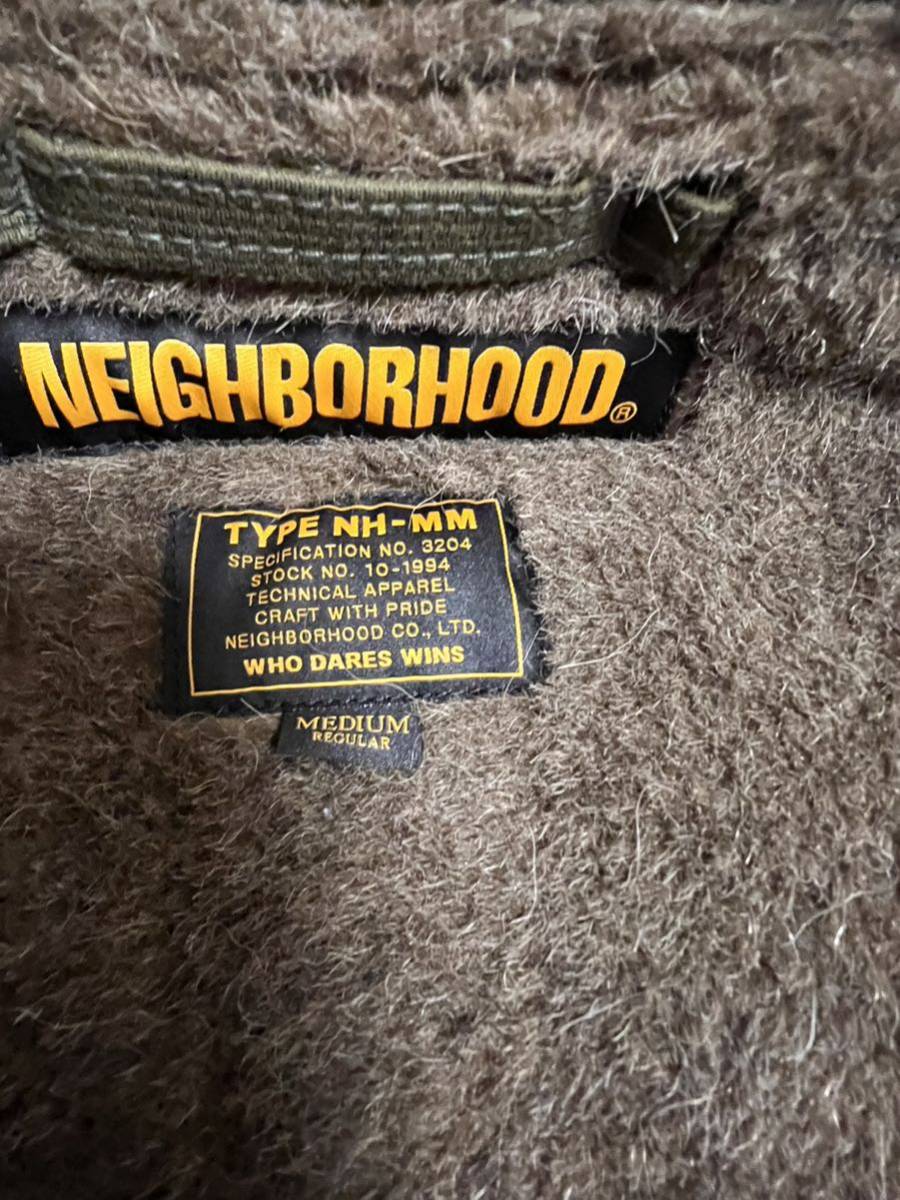 試着程度 極美品 18AW NEIGHBORHOOD N-1D/C-JKT ネイバーフッド N-1 デッキジャケット Mサイズ OD ミリタリージャケット_画像6