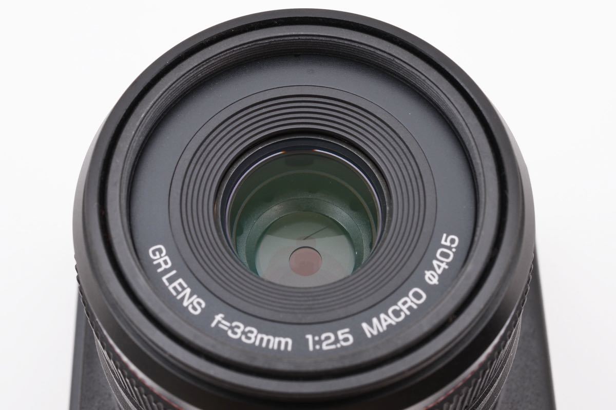1円～極上品＊リコー RICOH GR LENS A12 50mm F2.5 MACRO カメラユニット レンズフード付き_画像10