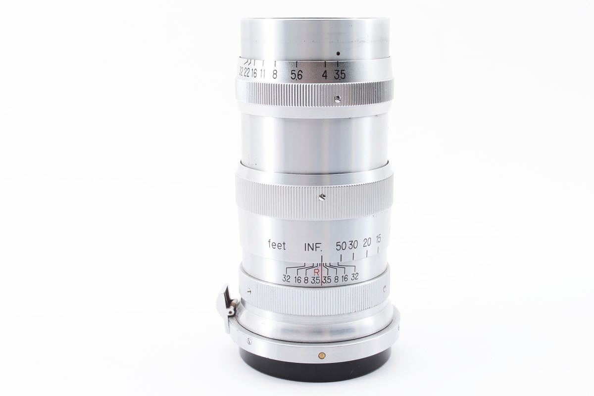 極上品＊Nikon ニコン　Nippon Kogaku NIKKOR-Q・C 1:3.5 f=13.5cm　レンズフード・キャップ付_画像8