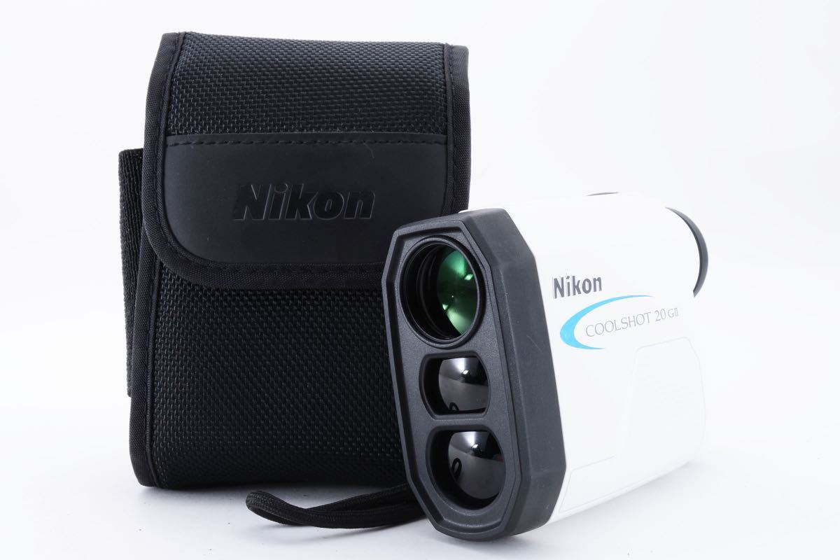 【メーカー包装済】 SHOT COOL Nikon 美品＊ 20GII スコープ　ニコン 距離測定器 ゴルフ用レーザー測長器 スコープ