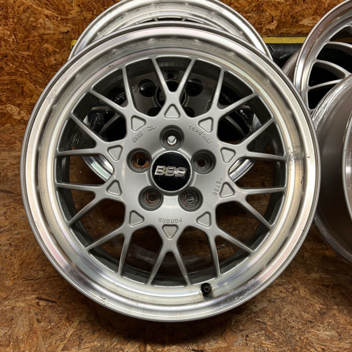 希少サイズ☆BBS☆鍛造☆RG☆6.5J+55☆プリウス　シエンタ　86　レガシィ　インプレッサ　BRZ　走り屋　JDM　②_画像2