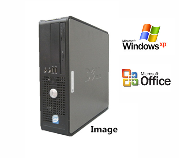 中古パソコン 新品Microsoft Office Personal 2007付属 Windows XP DELL Optiplex 745 755 760等 Core2Duo 2.2G/メモリ4GB/HD1TB