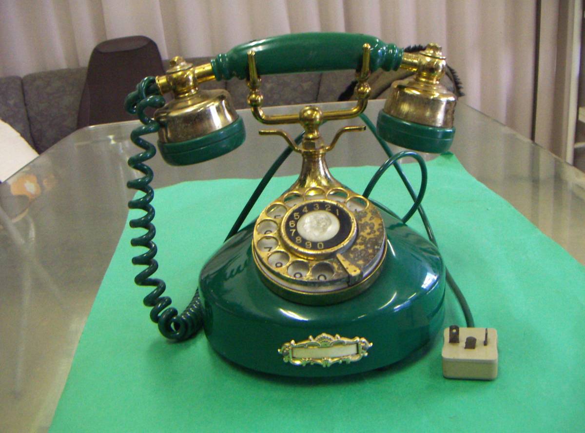 [ telephone machine ]** Classic fixation telephone *nakayo communication machine made **