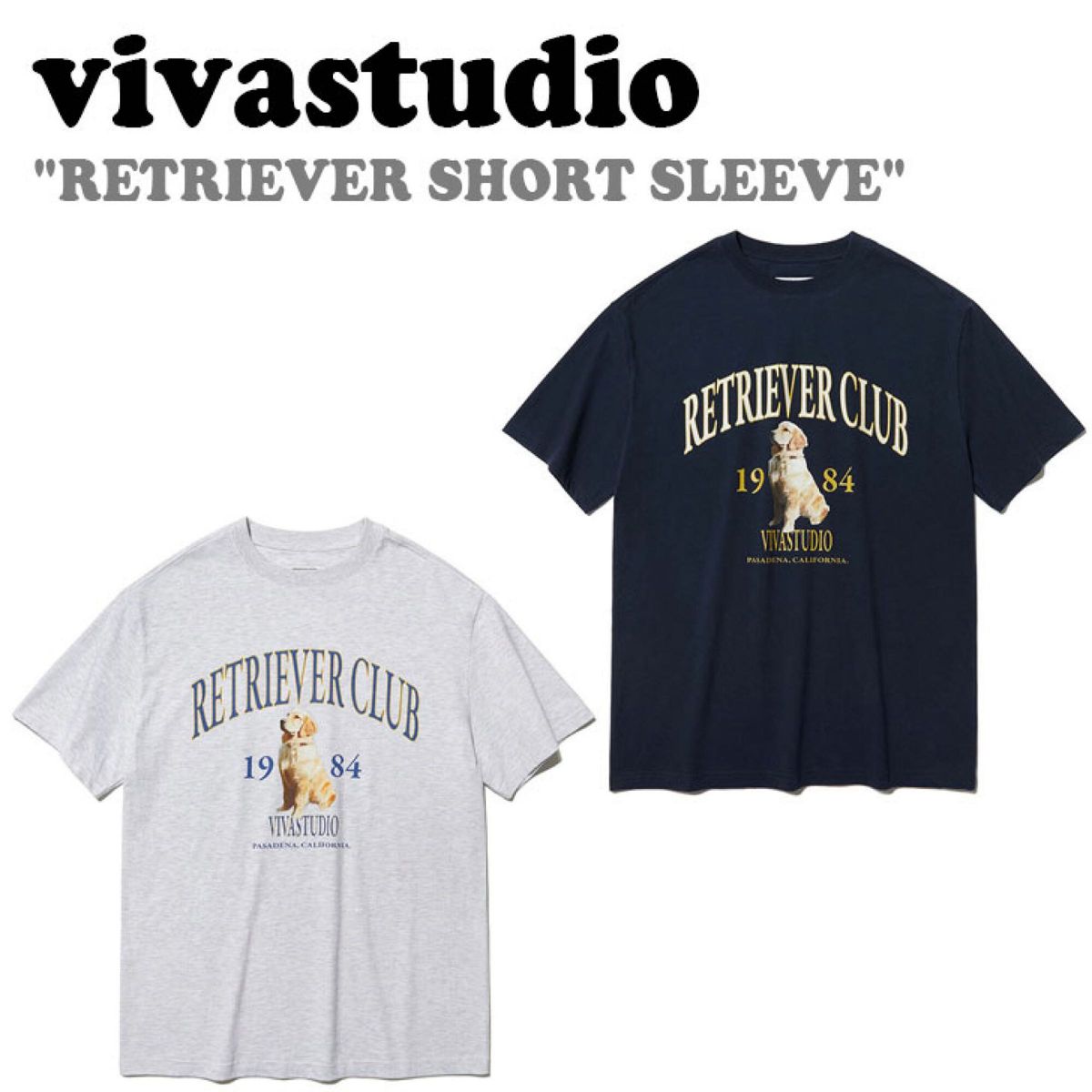 ビバスタジオ 半袖Ｔシャツ vivastudio メンズ レディース RETRIEVER SHORT SLEEVE レトリーバー 