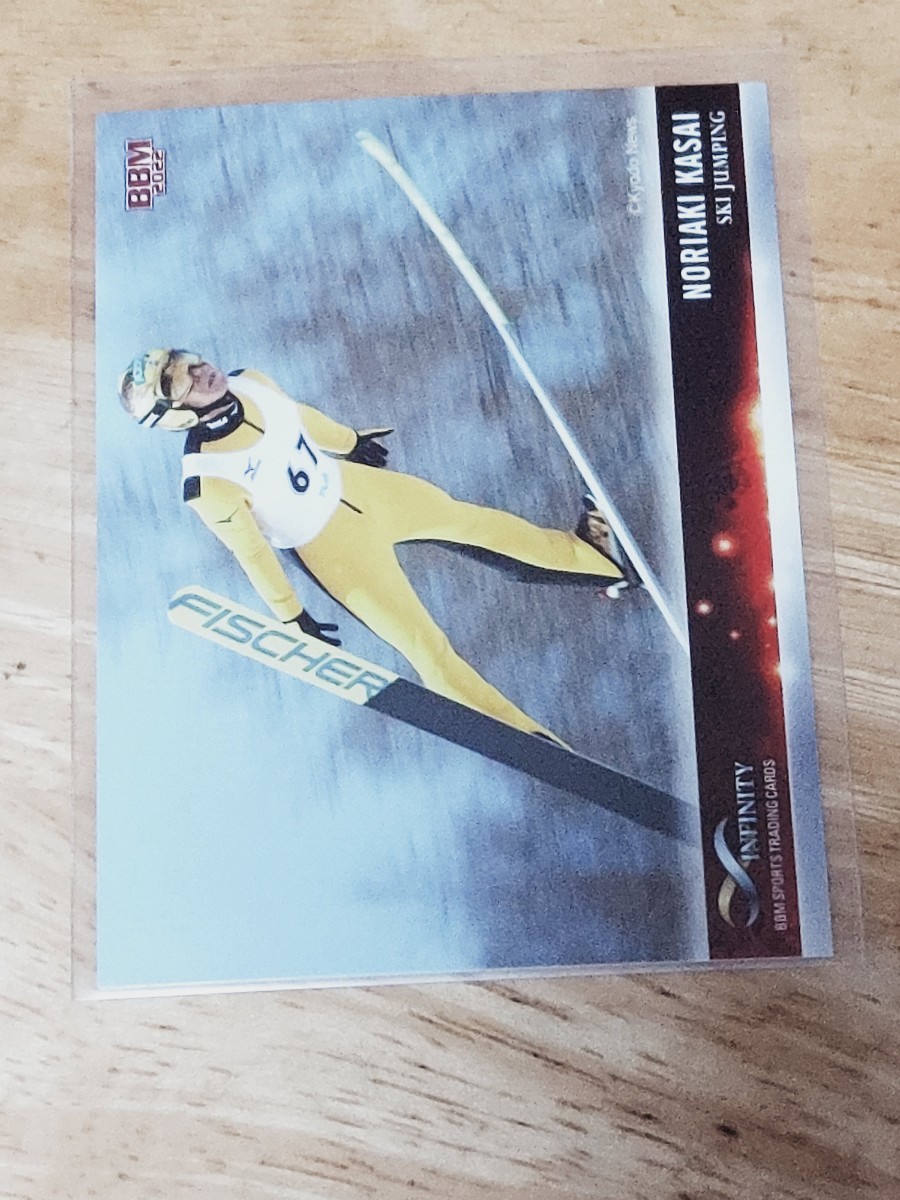 BBMスポーツトレーディングカード　INFINITI 2022　葛西紀明　_画像1