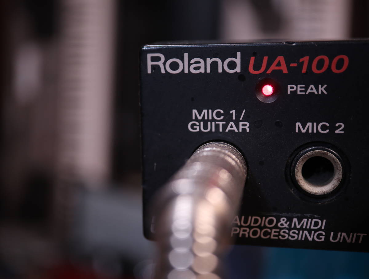 Roland UA-100 работа проверка завершено voice transformer