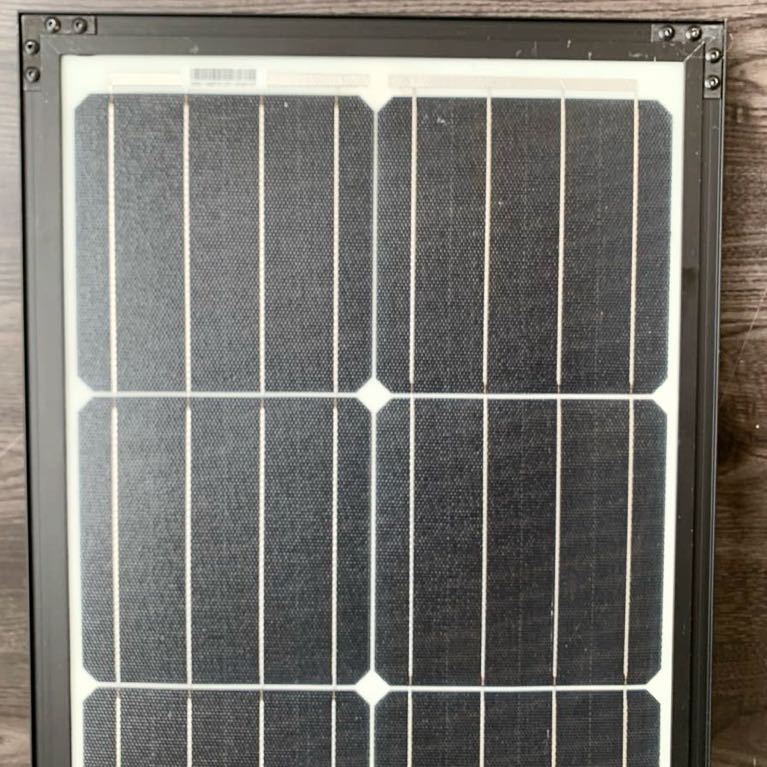 1円 美品 動作品 SUNMAN サンマン 太陽光発電 ソーラーモジュール 太陽光パネル ソーラーパネル SMD035M-2X04 サイズ 約37x71cm 売切1_画像3