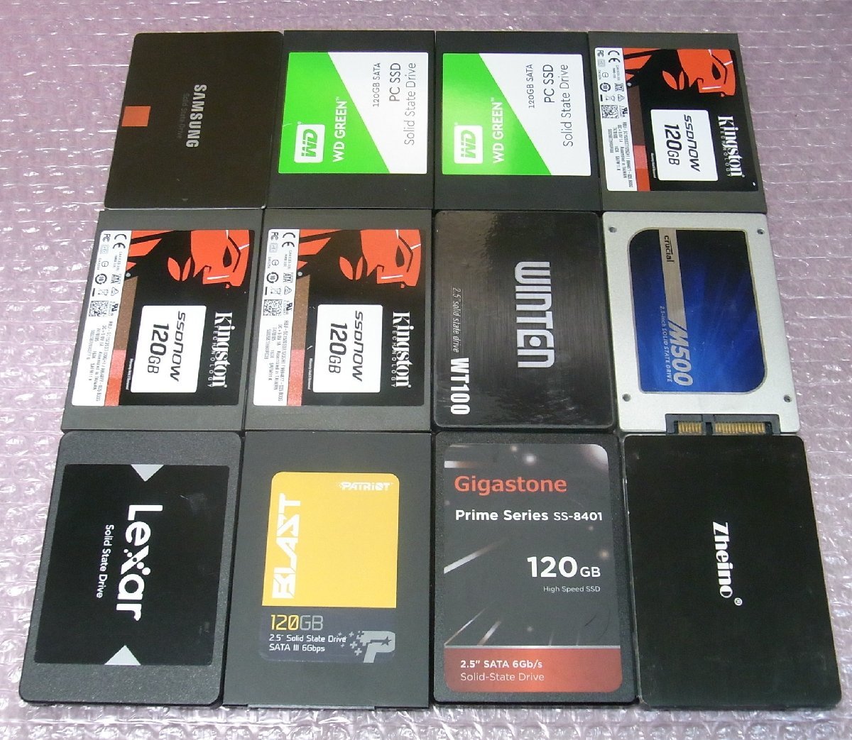 B37288 O-11077 2.5インチ SSD 128GB 12個セット 判定正常_画像1