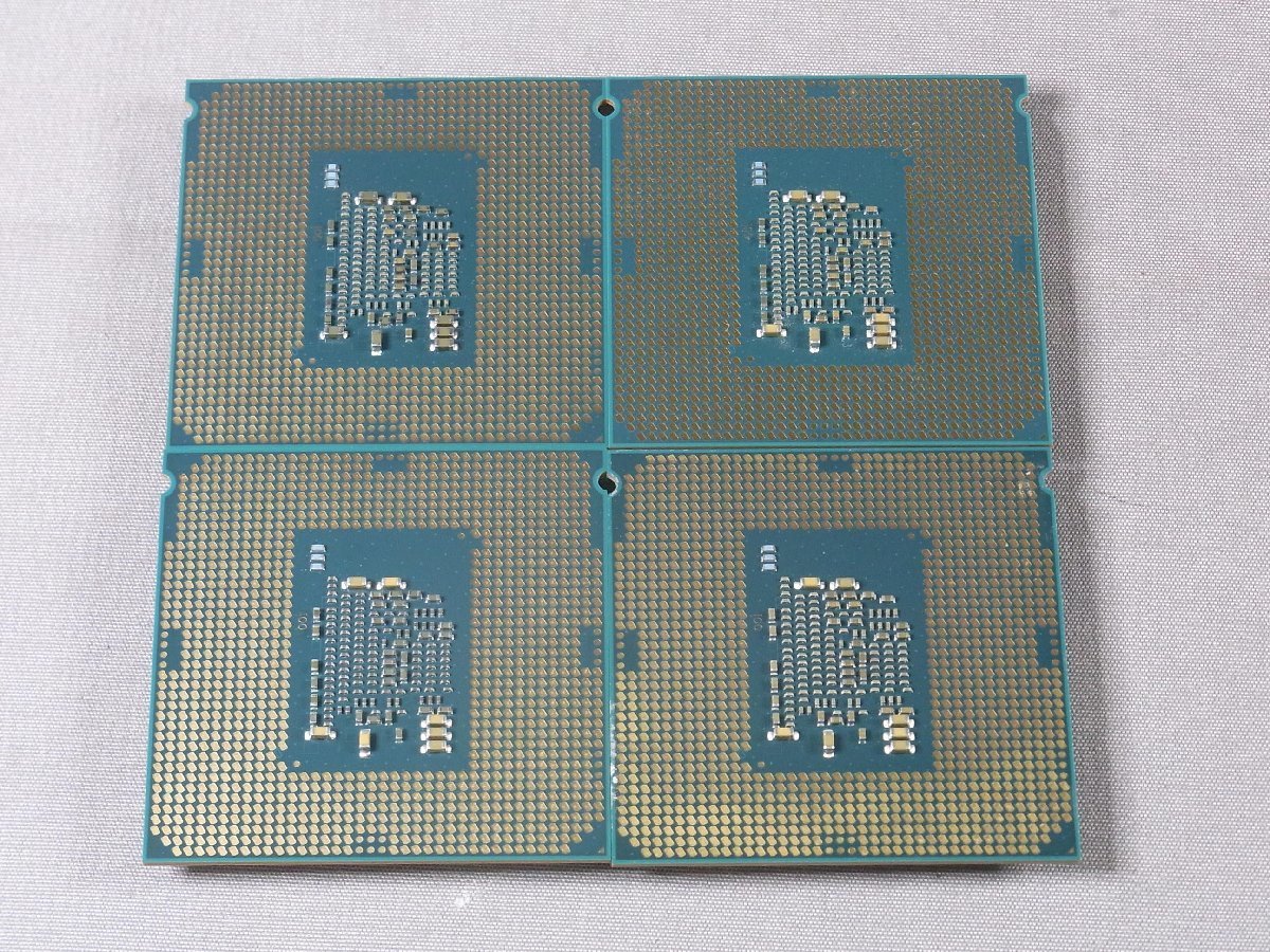 B37373 O-11013 intel Core i3-6100 SR2HG LGA1151 CPU 4個セット 動作品_画像2