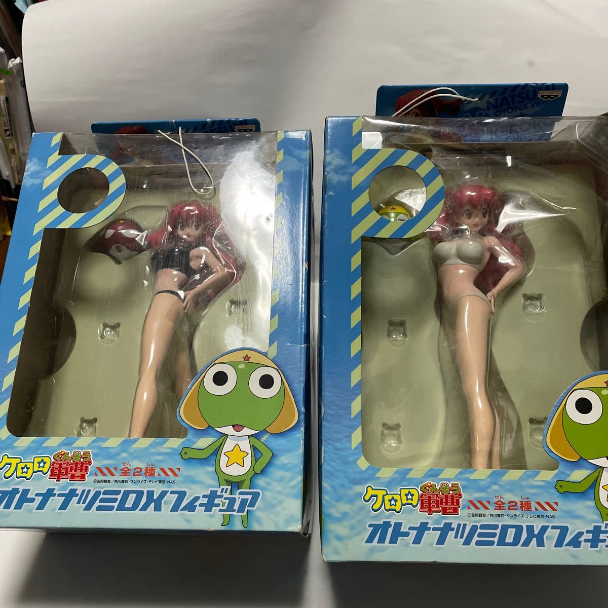 ケロロ軍曹　オトナナツミDXフィギュア　全2種 白水着　黒水着_画像1