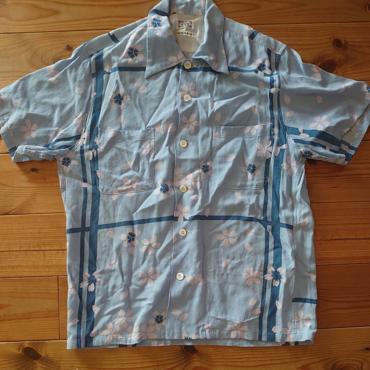ヴインテージアロハシャツ　桜　OKURA  ハリウッドランチマーケット ヴインテージアロハシャツ桜OKURA ハリウッドランチマーケット