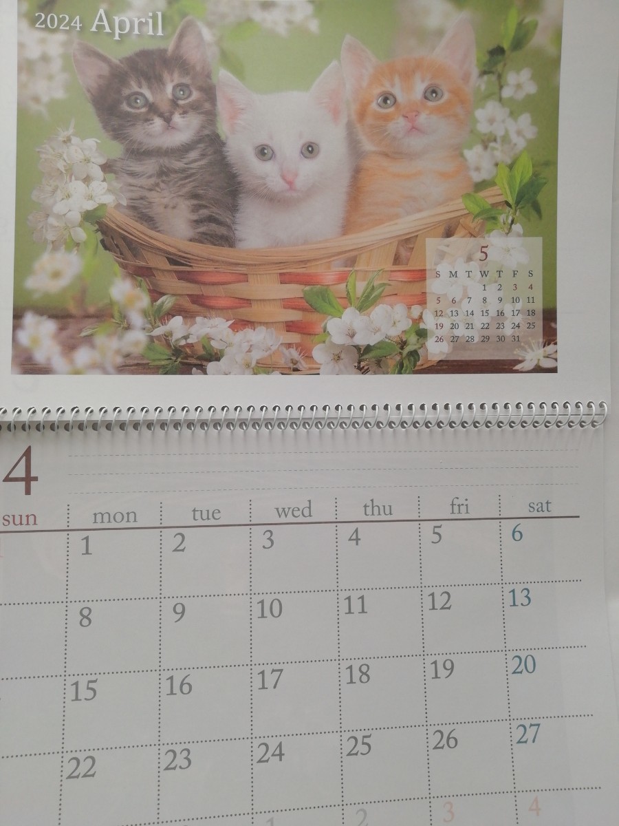 2024年猫の壁掛けカレンダー_画像5
