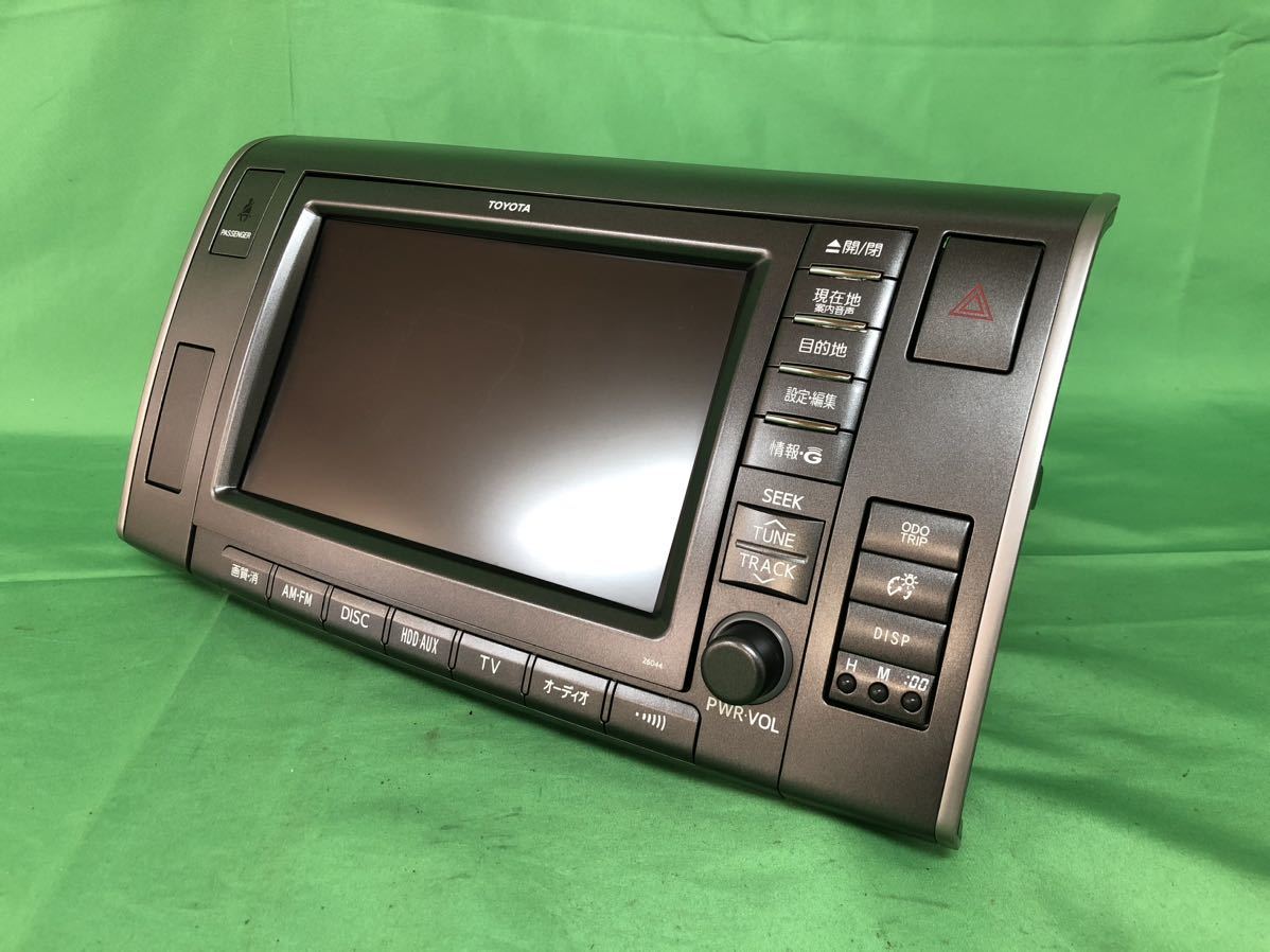 KJ202 中古 トヨタ エスティマ GSR55W 平成21年2月 取り外し カーナビ HDDナビ 86100-28100 135001-6350B101 動作保証の画像2