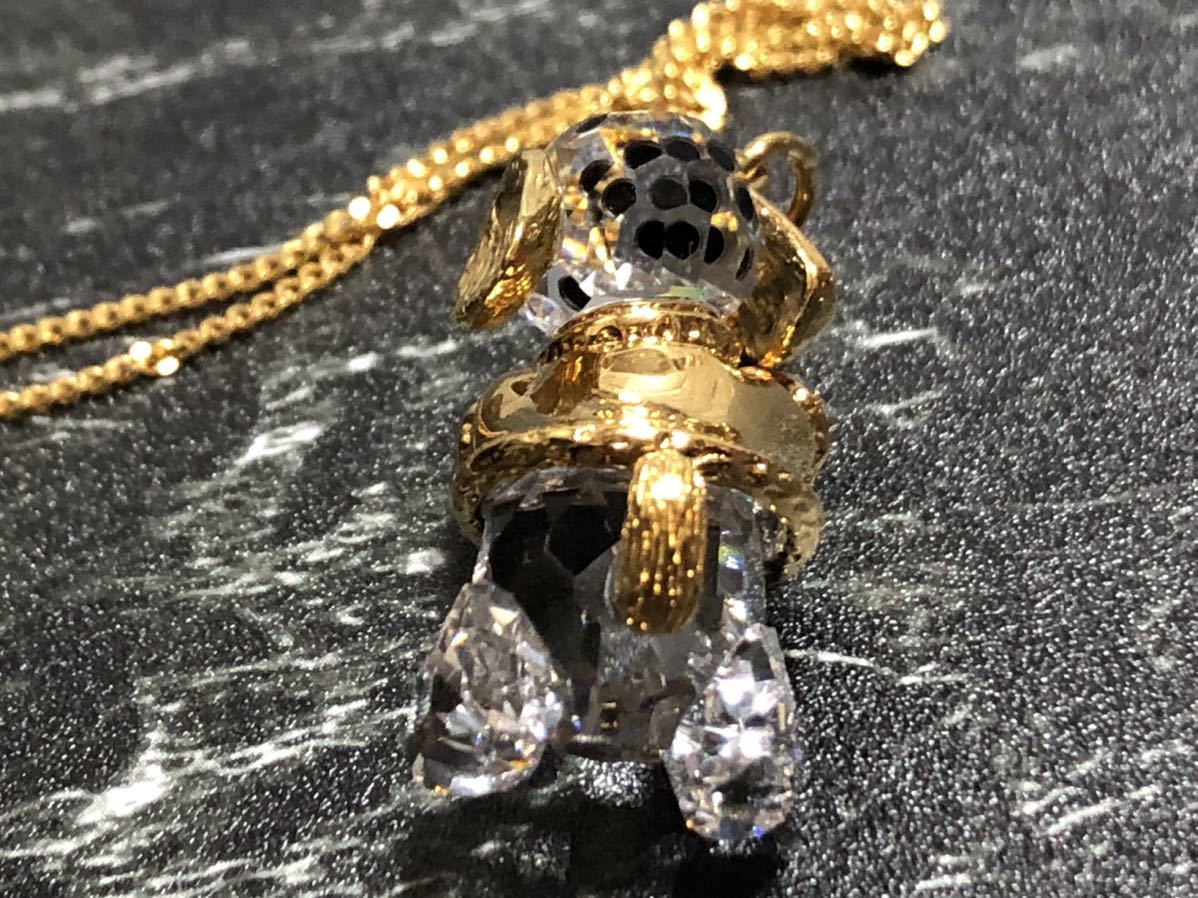 美品 スワロフスキー ドッグ クリスタル ネックレス 犬|Yahoo 美品 スワロフスキー ドッグ クリスタル ネックレス 犬|Yahoo
