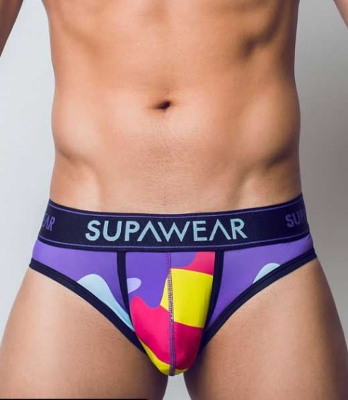 即決正規品新品 スパウエア SUPAWEAR SPRINT BRIEF Bubblegum -L-バブルガム柄 ビキニブリーフ 現品表記サイズ L_画像1