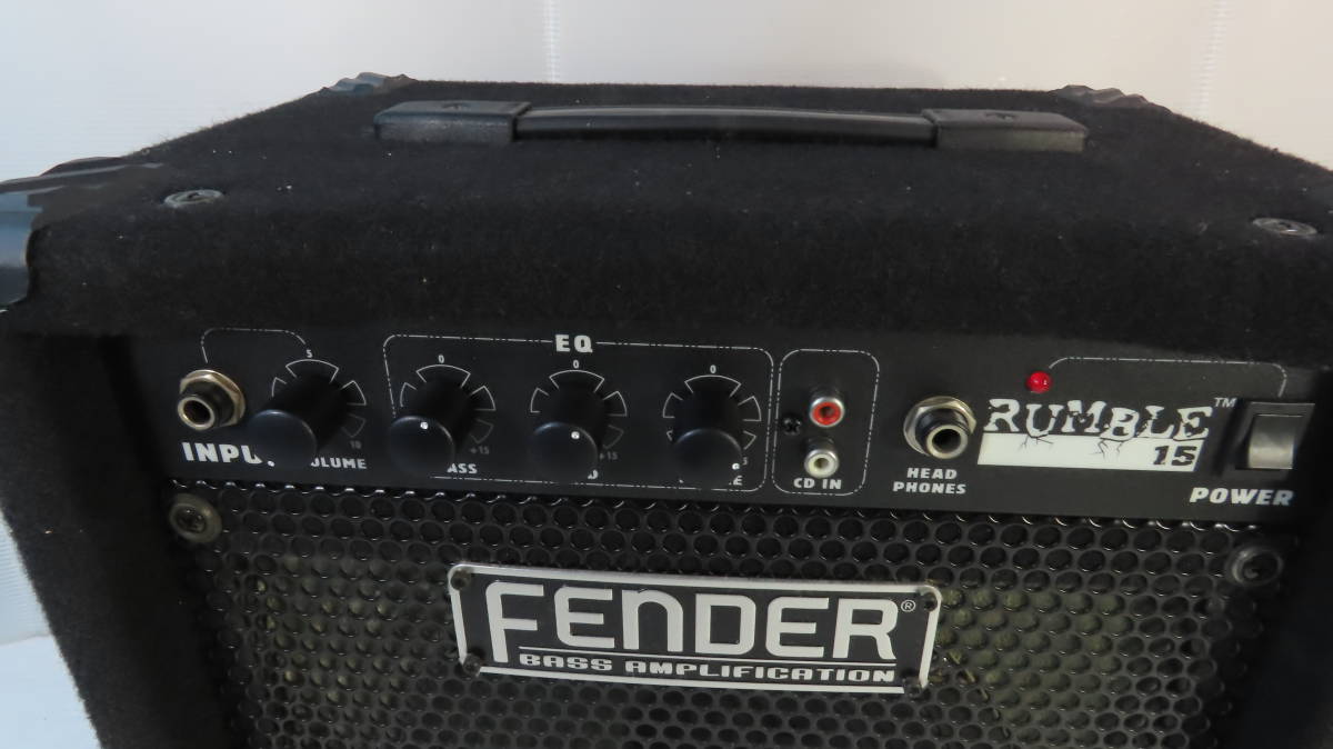 FENDER フェンダー　 ギターアンプ　RUMBLE15 中古品_画像3