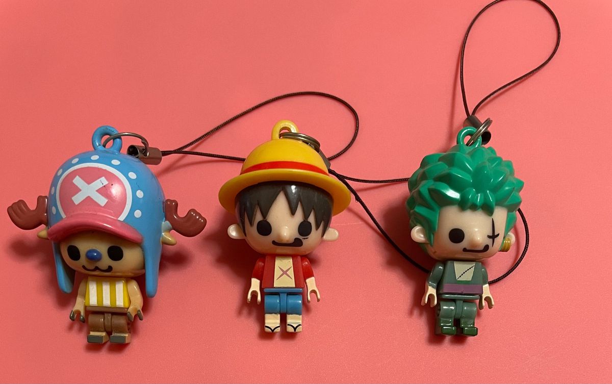 ONE PIECE ワンピース　ルフィー　ゾロ　チョッパー　キーホルダー