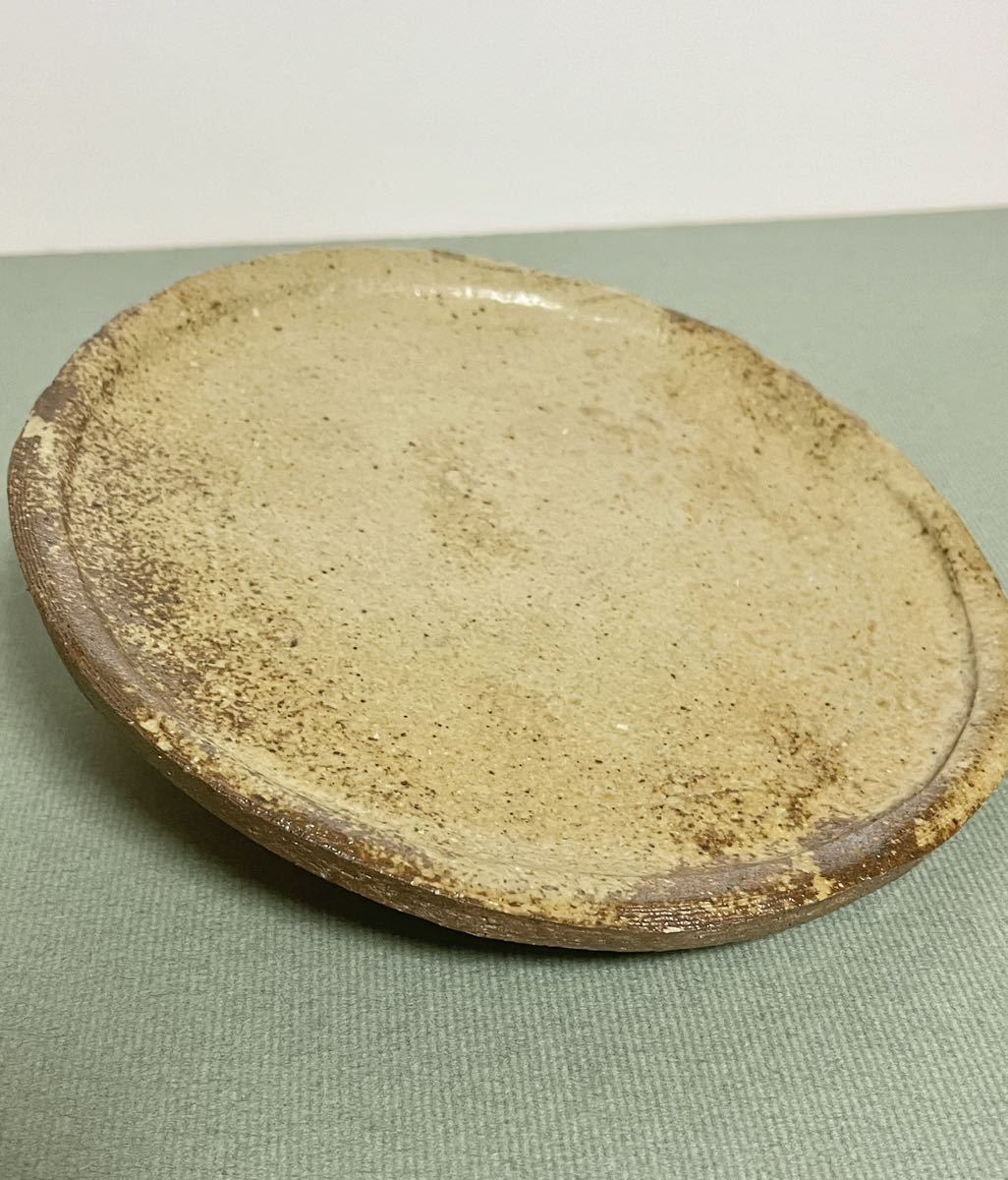 ☆希少品☆ 真作保証 北大路 魯山人 備前土 灰被 平向付 黒田陶苑識箱