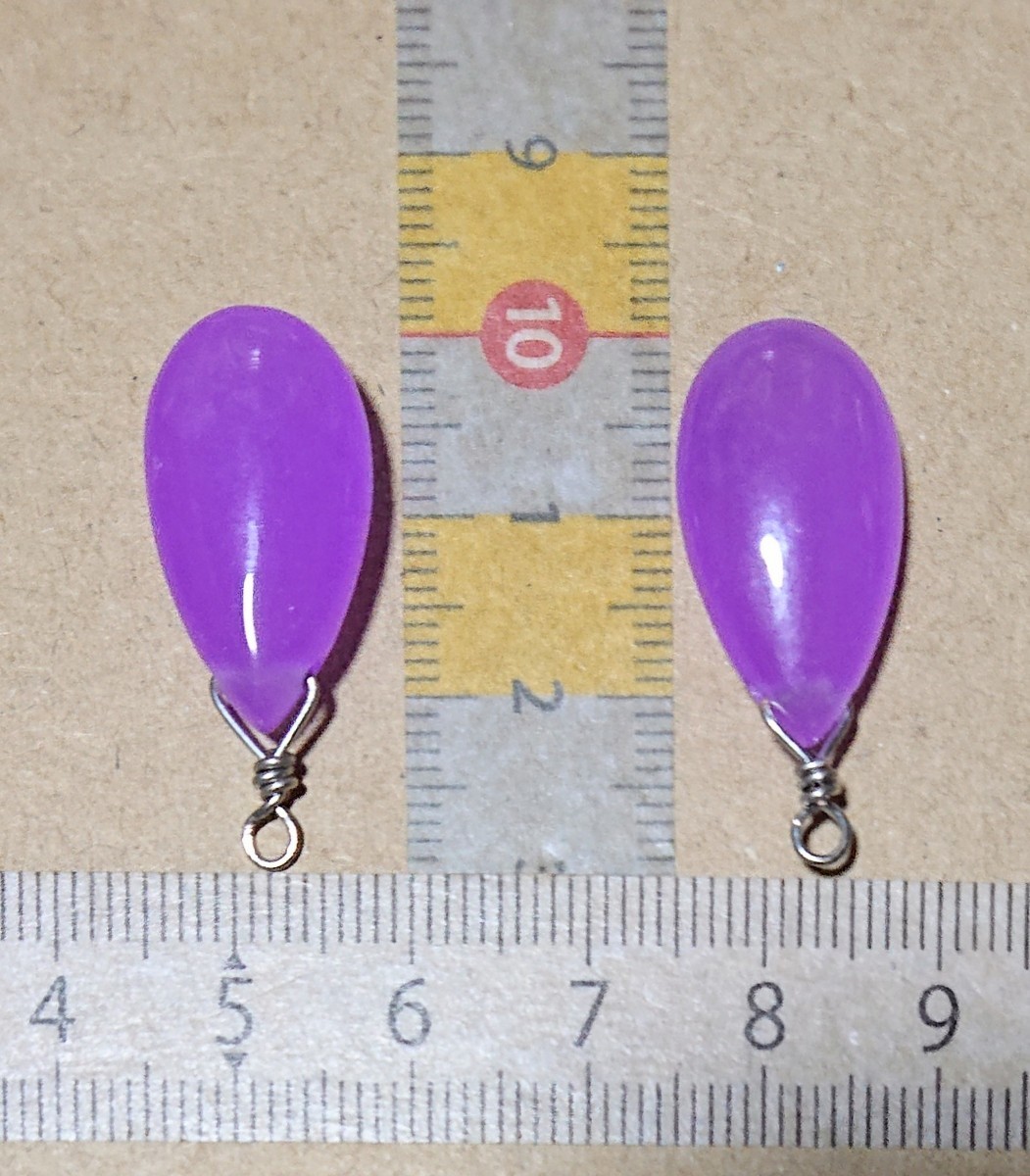  quartzite. accessory parts pastel color purple series grape karupis color natural stone / earrings, pendant, strap, charm / arrange 