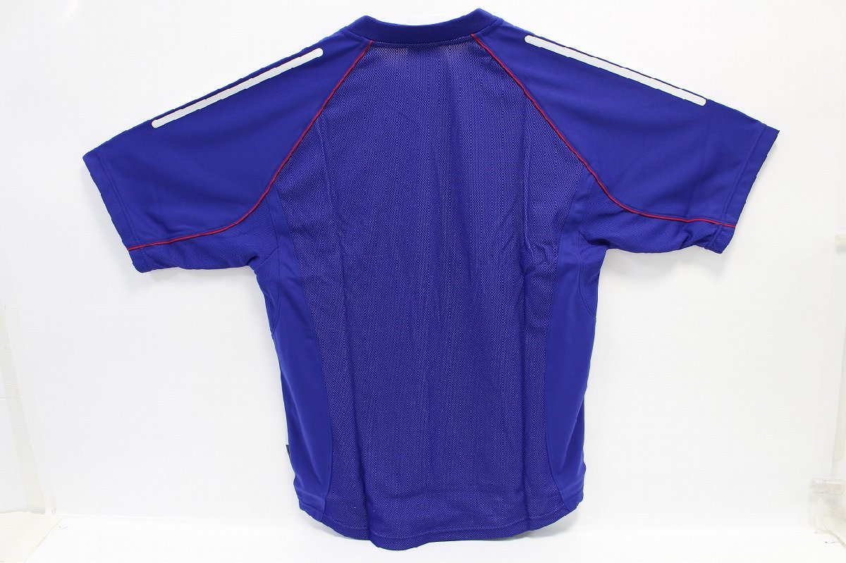 未使用保管品 サッカー日本代表 2002 タグ付き adidas ユニフォーム 収納袋 アディダス SAMURAI BLUE ① 11-G027/1/60P_画像9