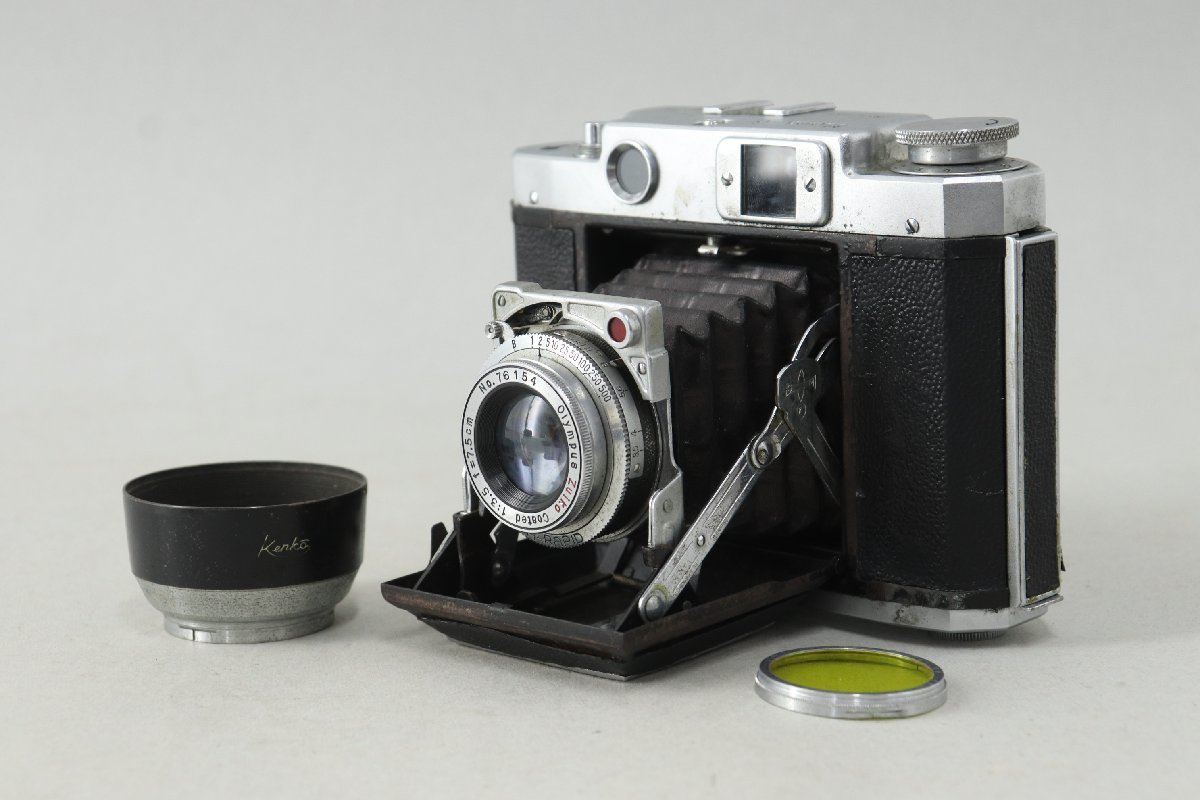 マミヤ MAMIYA-6 D.ZUIKO F.C. f＝7.5cm 1:3.5 蛇腹カメラ 6×6フィルム ジャンク出品 11-C022Y/1/060_画像1