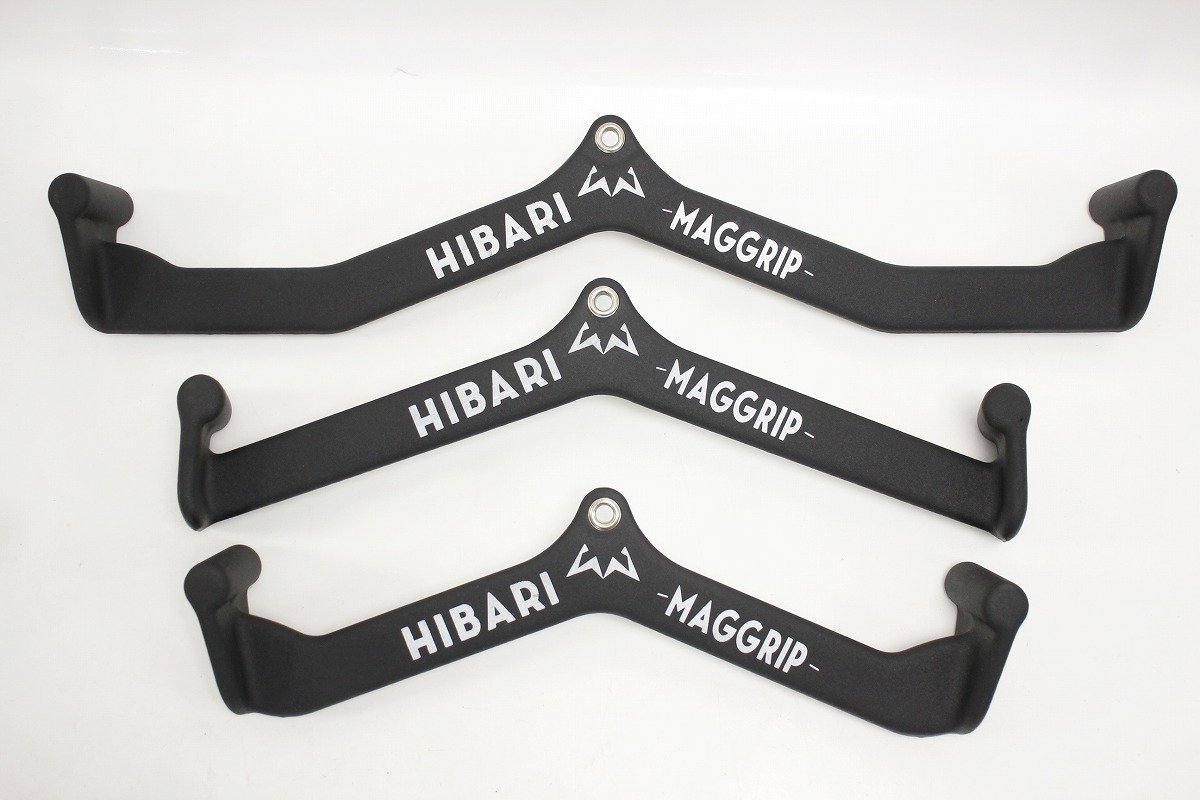 HIBARI ヒバリ MAG GRIP マググリップ 5種セット 筋トレ ラットプル ケーブルマシン用アタッチメント 11-E097X/1/160_画像2