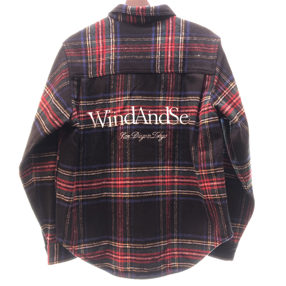 ★ WIND AND SEA ウィンダンシー Shirt Jacket シャツ ジャケット マルチカラー サイズS WDS-O-GEN-23-Q2-JK-06 104_画像3