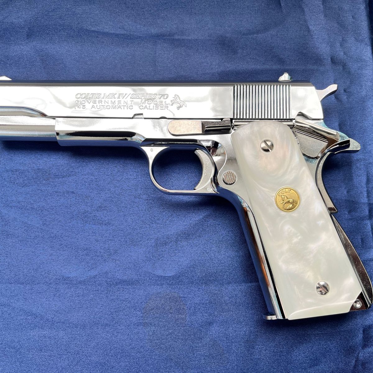 東京マルイ製 ガスガン コルト ガバメント シリーズ'70 ニッケル 東京マルイ製 ガスガン コルト ガバメント シリーズ'70 ニッケル