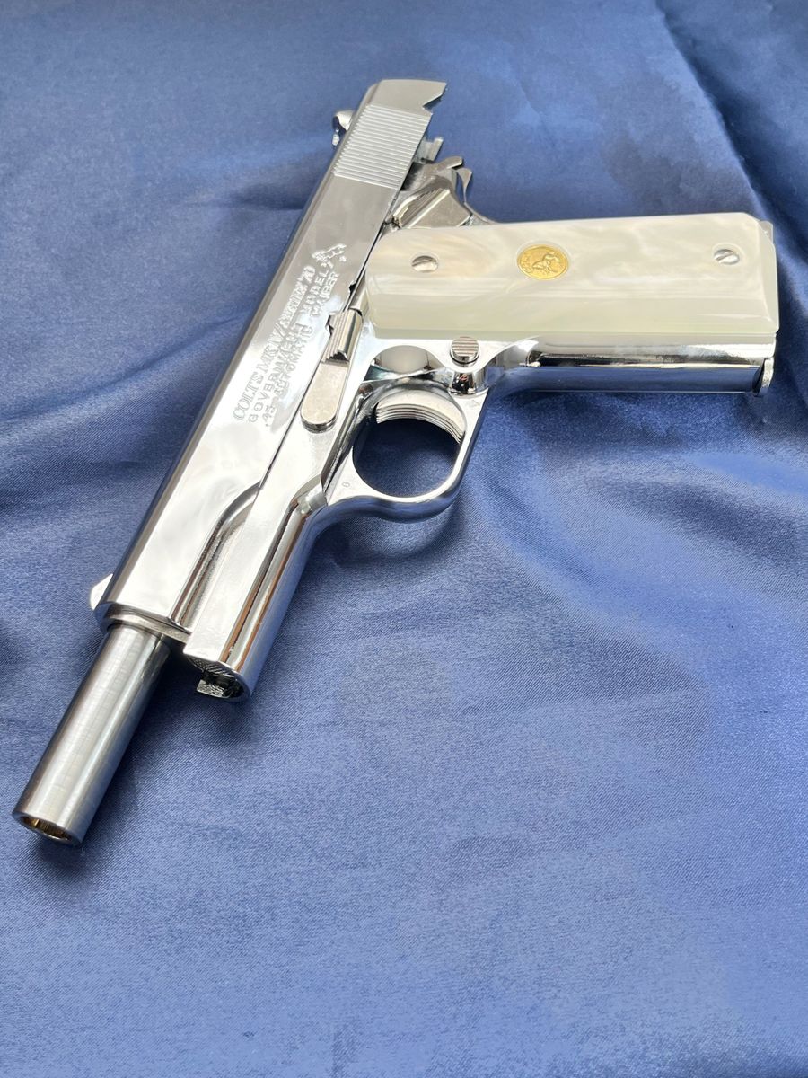 東京マルイ製 ガスガン コルト ガバメント シリーズ'70 ニッケル 東京マルイ製 ガスガン コルト ガバメント シリーズ'70 ニッケル