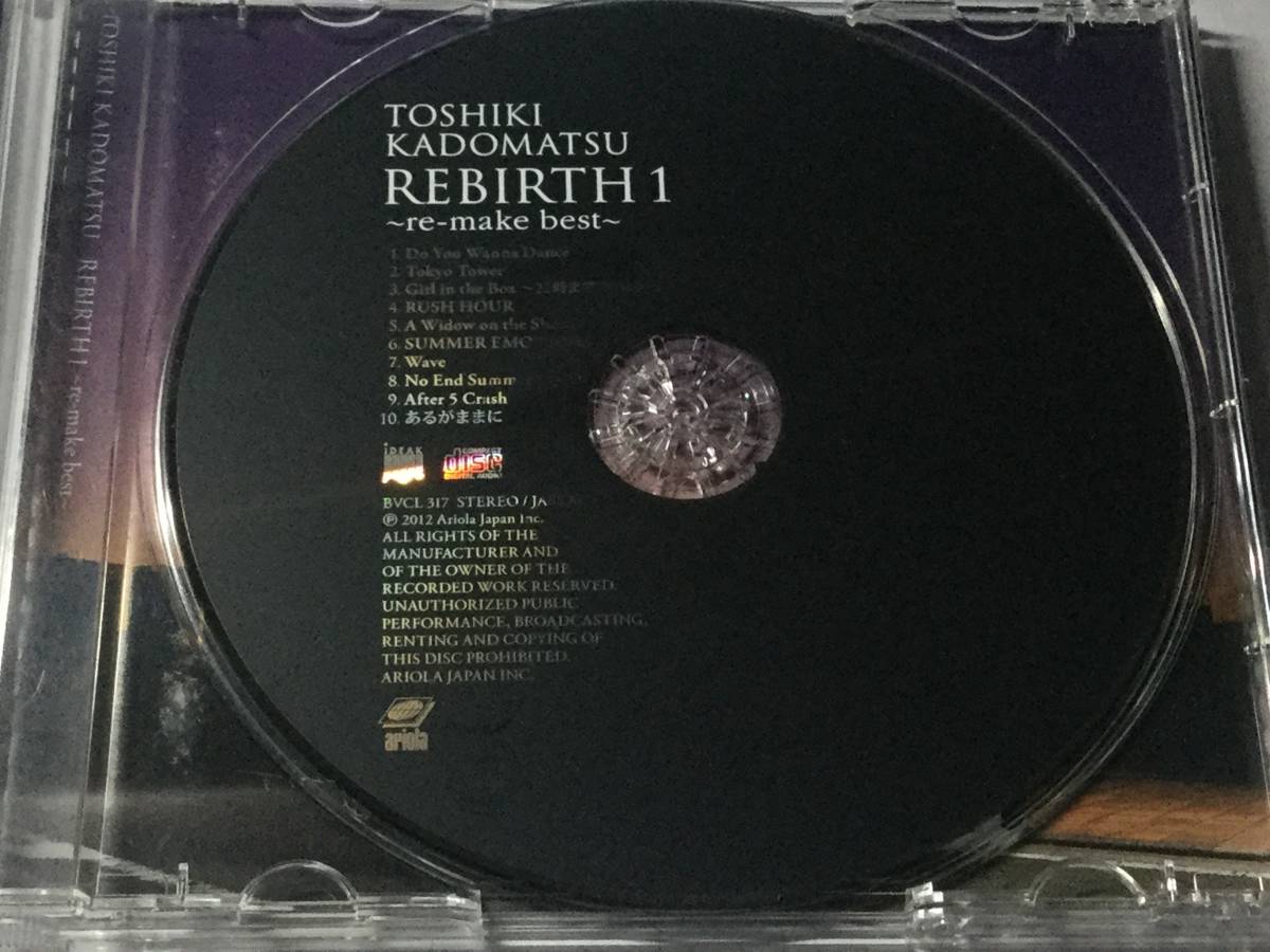  записано в Японии с лентой CD/AOR/ City pop / Kadomatsu Toshiki /REBIRTH 1 ~ re-make best ~ стоимость доставки ¥180