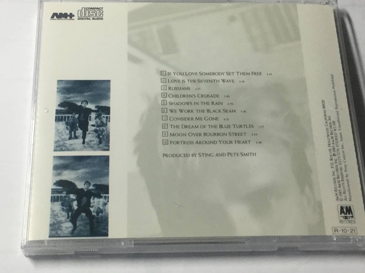 国内盤CD/スティング(ポリス)/ブルー・タートルの夢 送料¥180_画像2