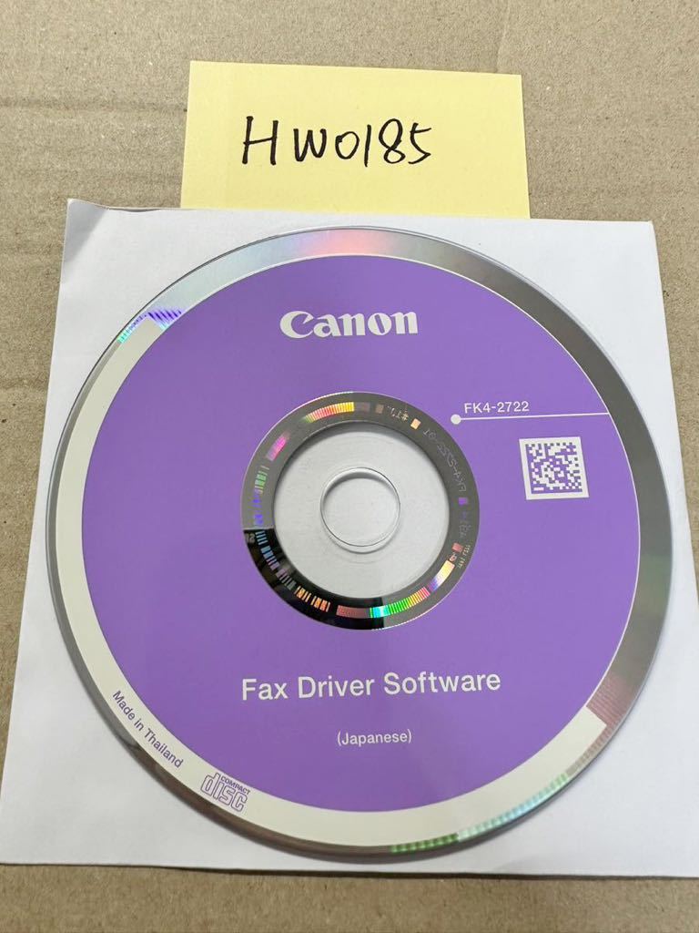 HW0185/ б/у товар /Canon Fax Driver Software FK4-2722 диск только 