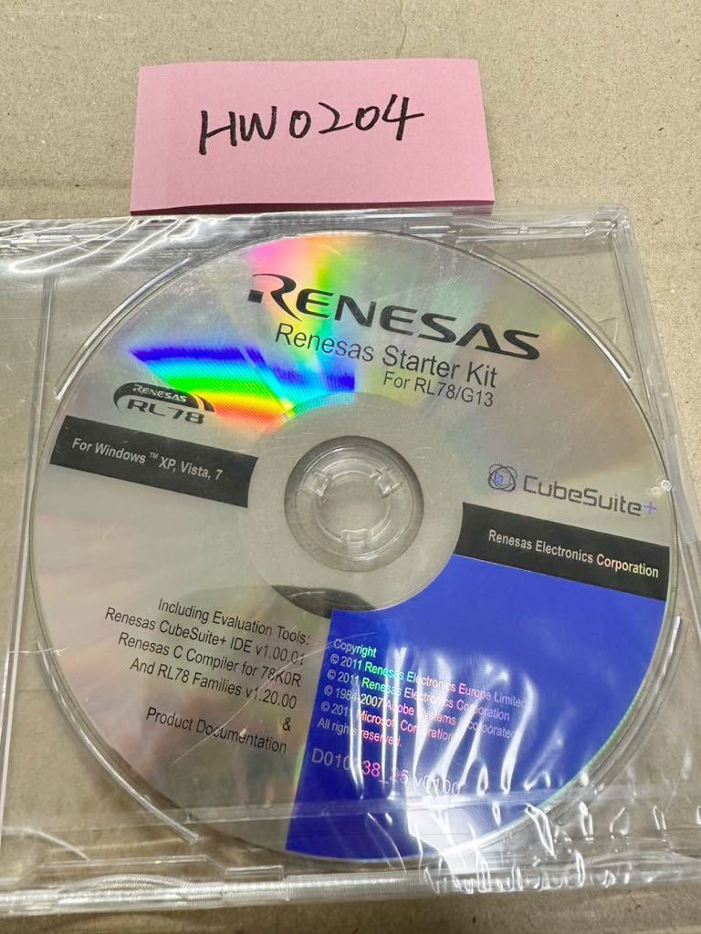 HW0204/新品/RENESAS Renesas Starter Kit For RL78/G13 For Windows XP, Vista,7_画像1