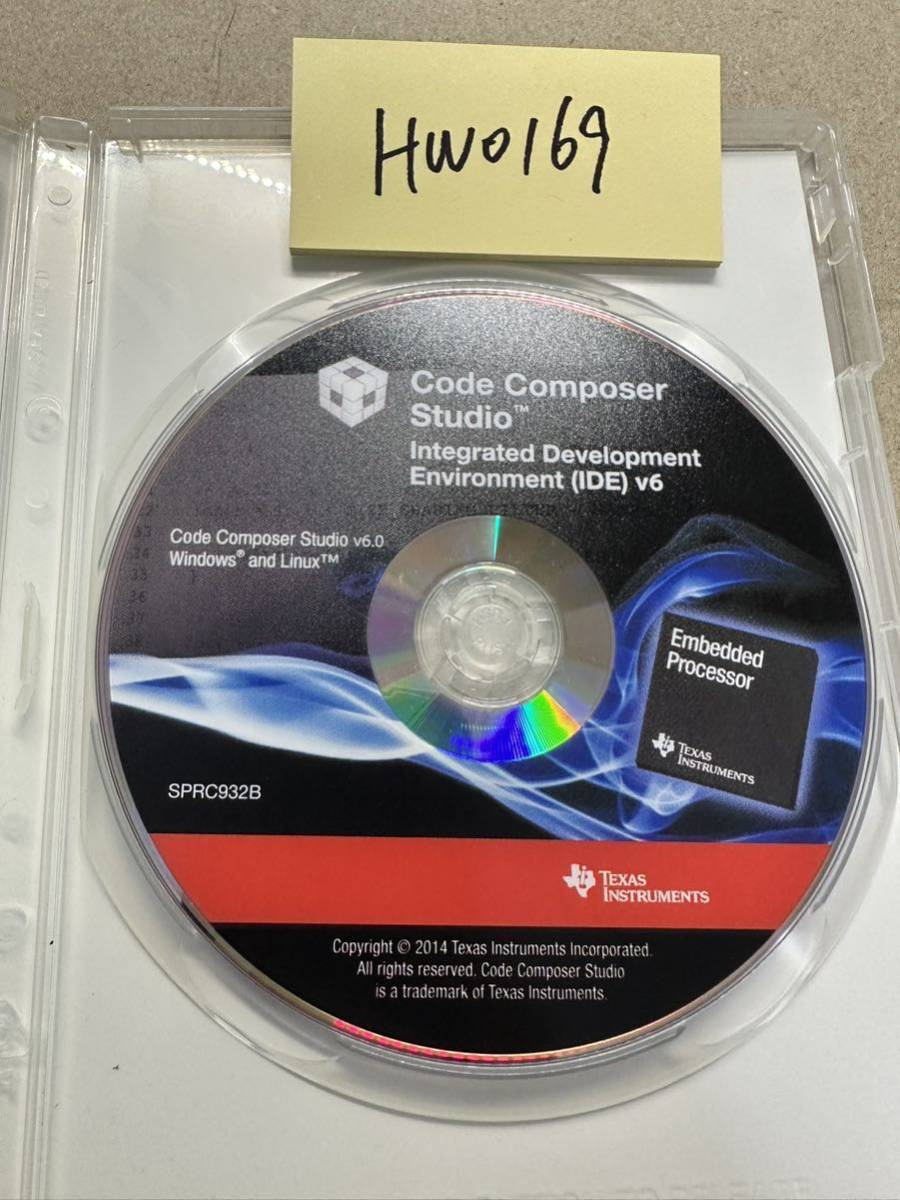 HW0169/中古品/TEXAS INSTRUMENTS Code Composer Studio Integrated Development Environment (IDE) v6 ライセンス番号付_画像4